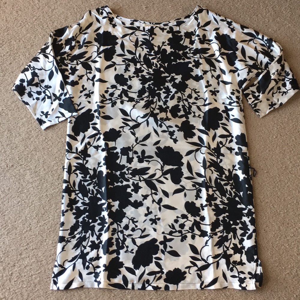 Zar long tunic sz medium 100% silk